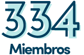 334 miembros