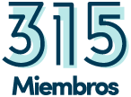 315 miembros